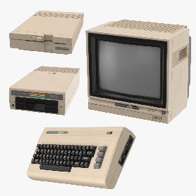 3D Commodore 64 Collection model